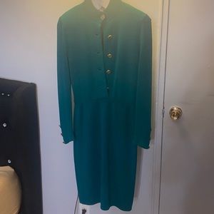 St. John knit green dress size 4